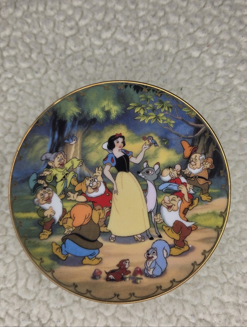 Disney Snow White Decorative Plate - Multicolor Bradford Exchange